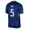 Officiële Voetbalshirt Nederland Ake 5 Uit EK 2024 - Heren